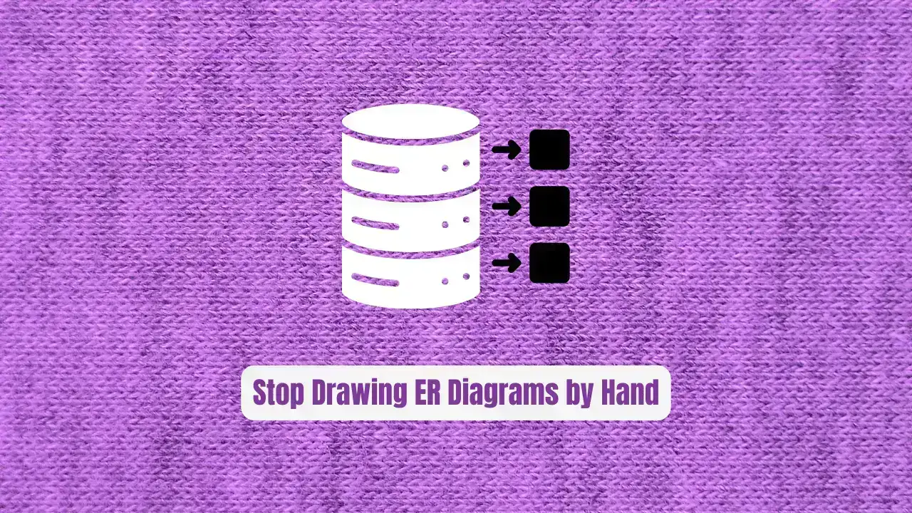 Stop Drawing ER Diagrams by Hand! DBER Makes Database Design Effortless