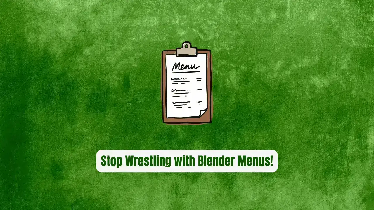 Stop Wrestling with Blender Menus! Use MeshGen Instead