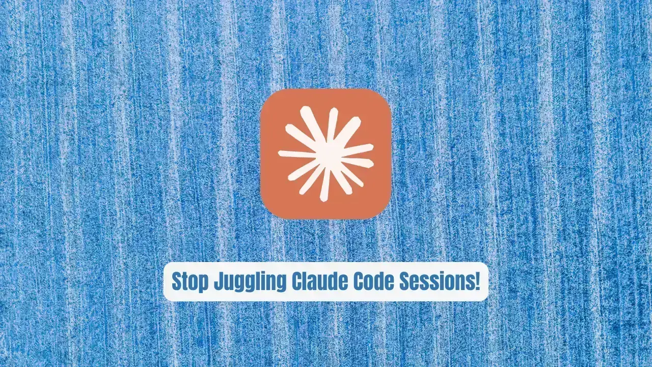 Stop Juggling Claude Code Sessions! Use Recon Instead