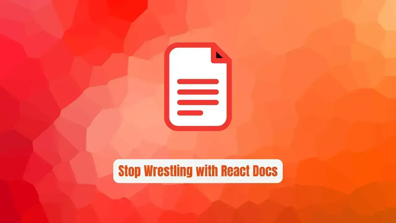 Stop Wrestling with React Docs! docmd Builds Sites in Seconds