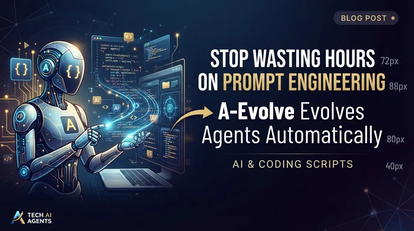 Stop Wasting Hours on Prompt Engineering—A-Evolve Evolves Agents Automatically