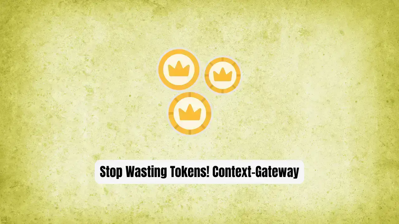Stop Wasting Tokens! Context-Gateway Compresses AI Agent History Instantly