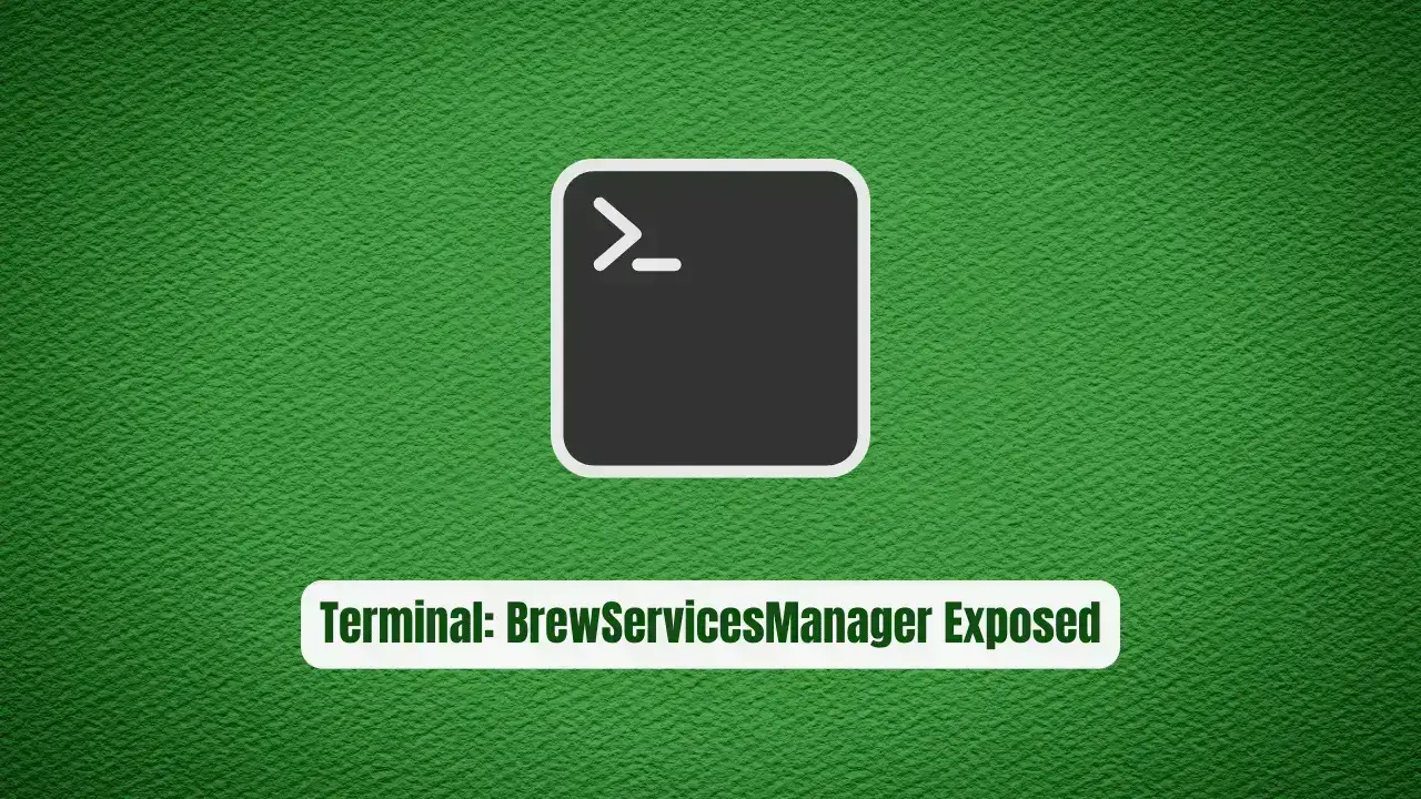 Stop Wasting Time in Terminal: BrewServicesManager Exposed