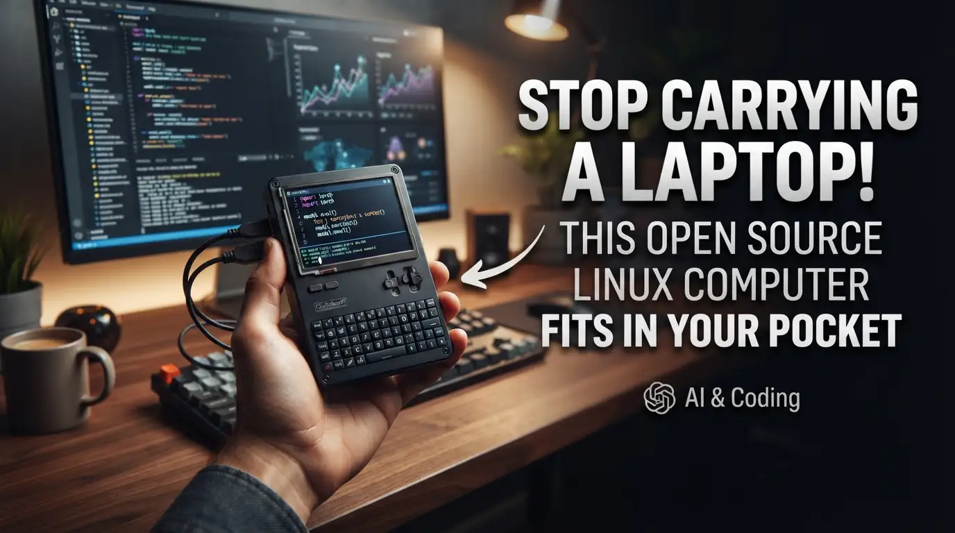 Stop Carrying a Laptop! This Open Source Linux Computer Fits in Your Pocket