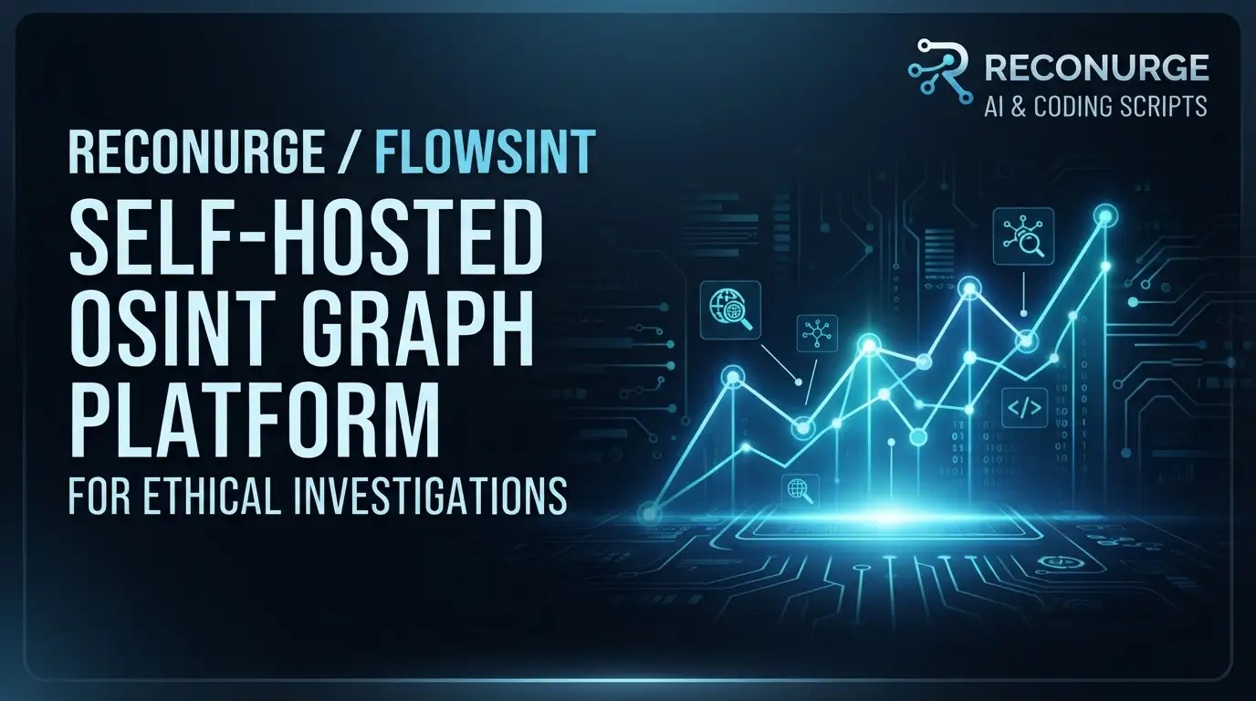 reconurge/flowsint: Self-Hosted OSINT Graph Platform for Ethical Investigations