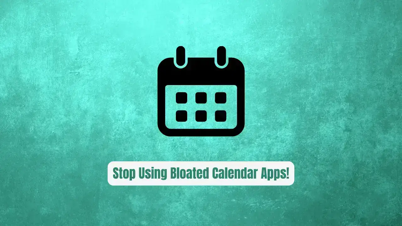 Stop Using Bloated Calendar Apps! This 1-Page Planner Changed Everything
