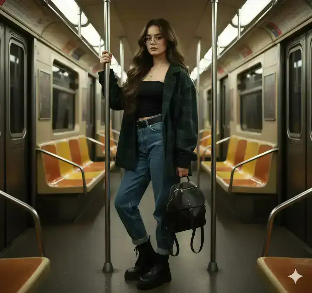 ultra-realistic, full-body portrait