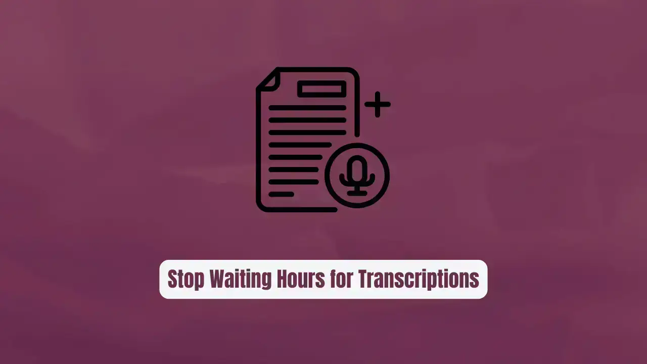 Stop Waiting Hours for Transcriptions! Use faster-whisper Instead