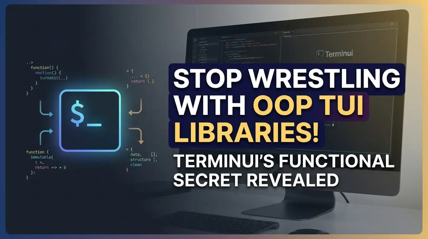 Stop Wrestling with OOP TUI Libraries! Terminui's Functional Secret Revealed