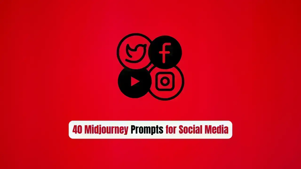 40 Midjourney Prompts for Stunning Social Media Graphics: The Ultimate Creator's Blueprint