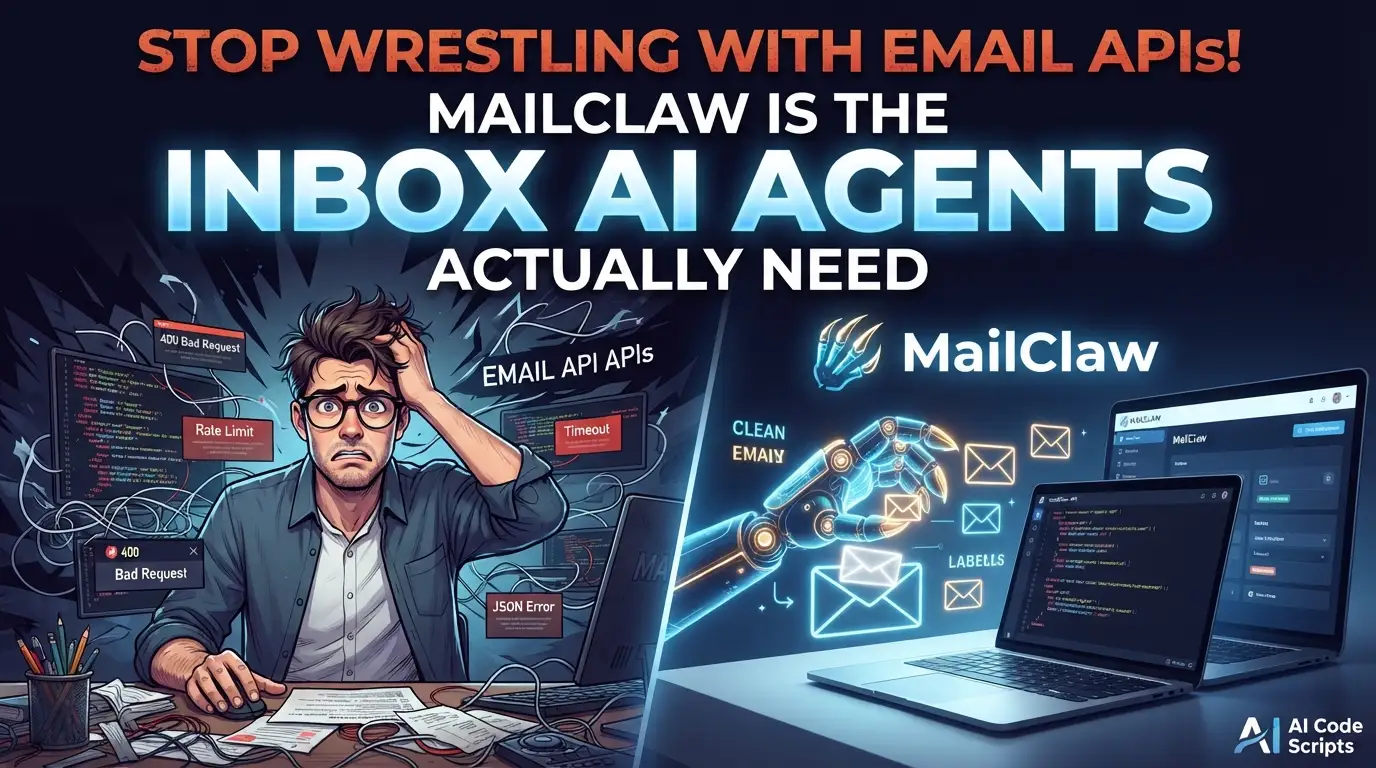 Stop Wrestling with Email APIs! MailClaw Is the Inbox AI Agents Actually Need
