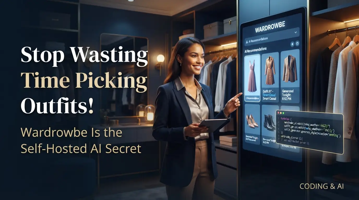 Stop Wasting Time Picking Outfits! Wardrowbe Is the Self-Hosted AI Secret