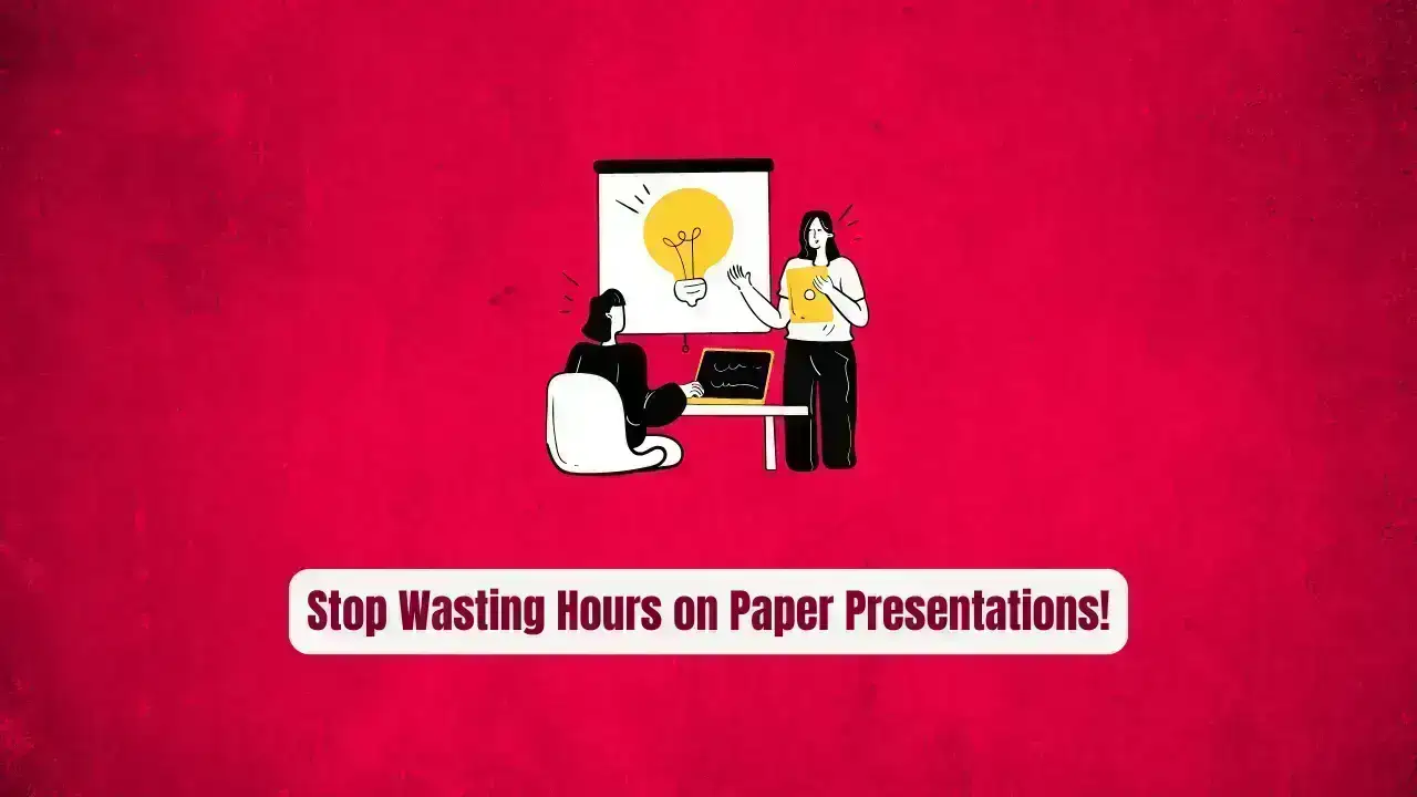 Stop Wasting Hours on Paper Presentations! Paper2Video Does It in Minutes