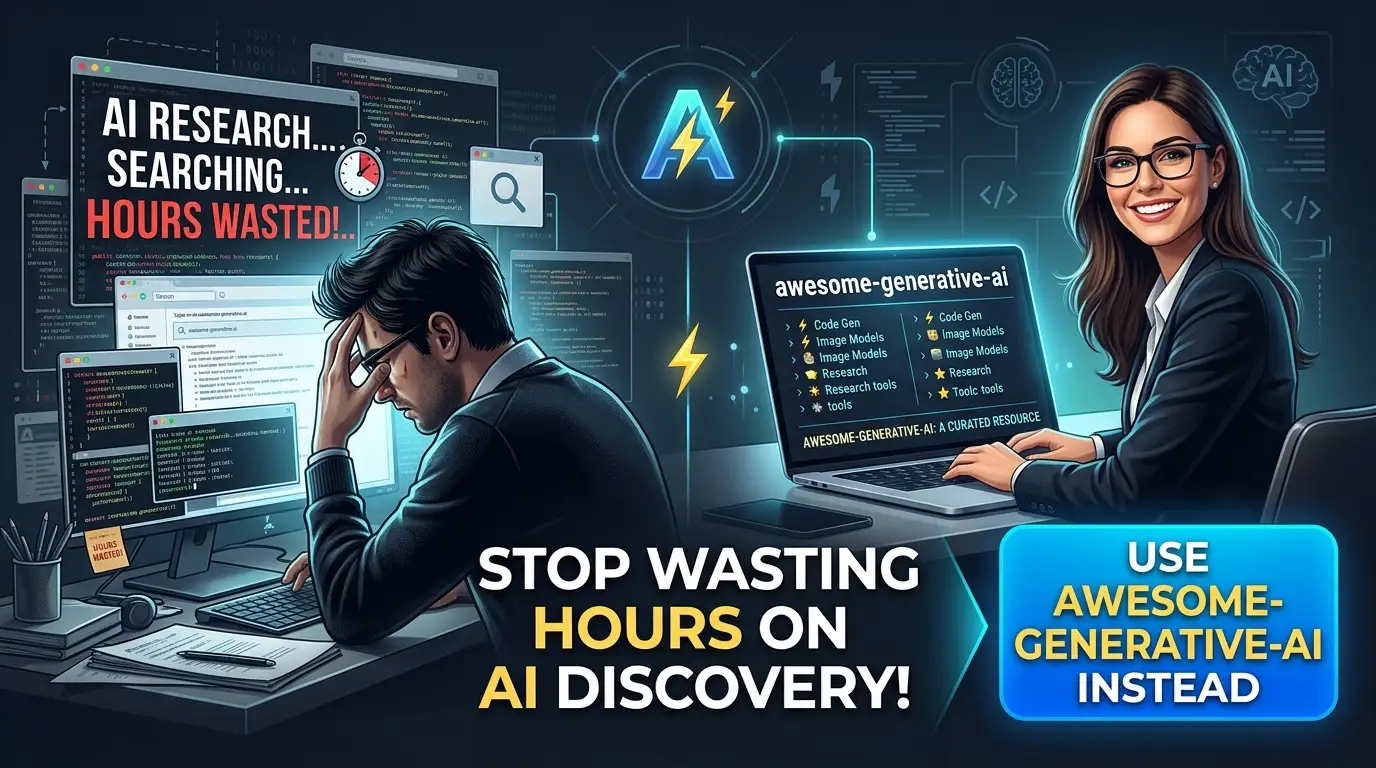 Stop Wasting Hours on AI Discovery! Use awesome-generative-ai Instead