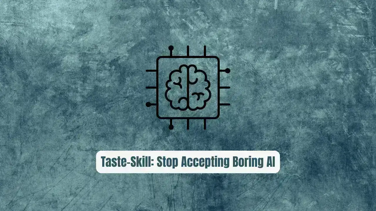 Taste-Skill: Stop Accepting Boring AI Frontend Output