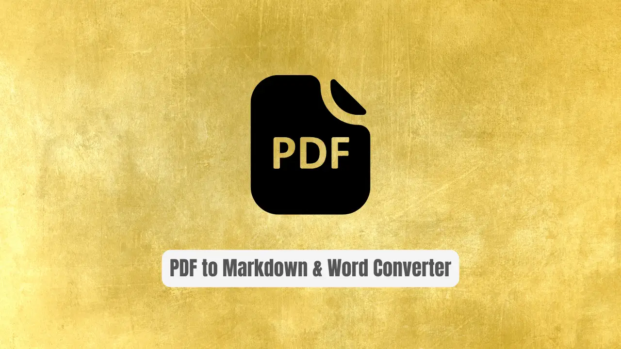murtaza-nasir/pdf3md: Self-Hosted PDF to Markdown & Word Converter