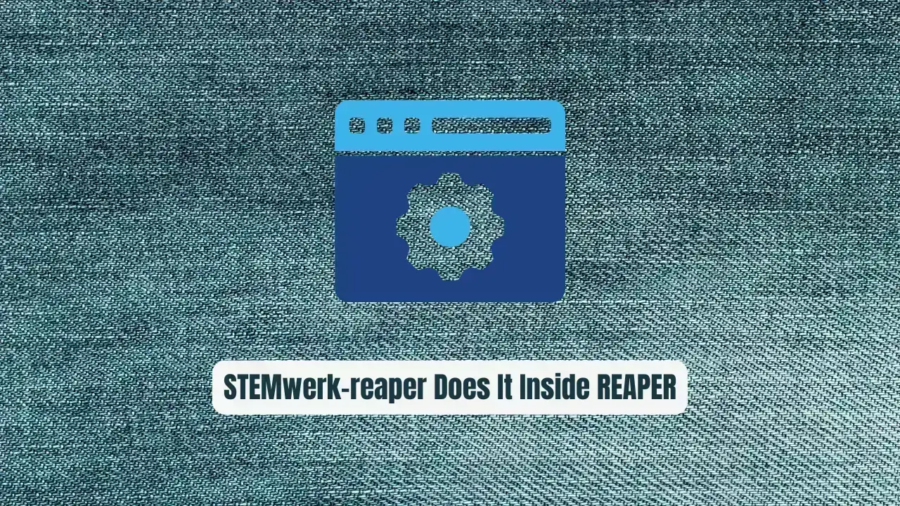 Stop Exporting to Spleeter! STEMwerk-reaper Does It Inside REAPER