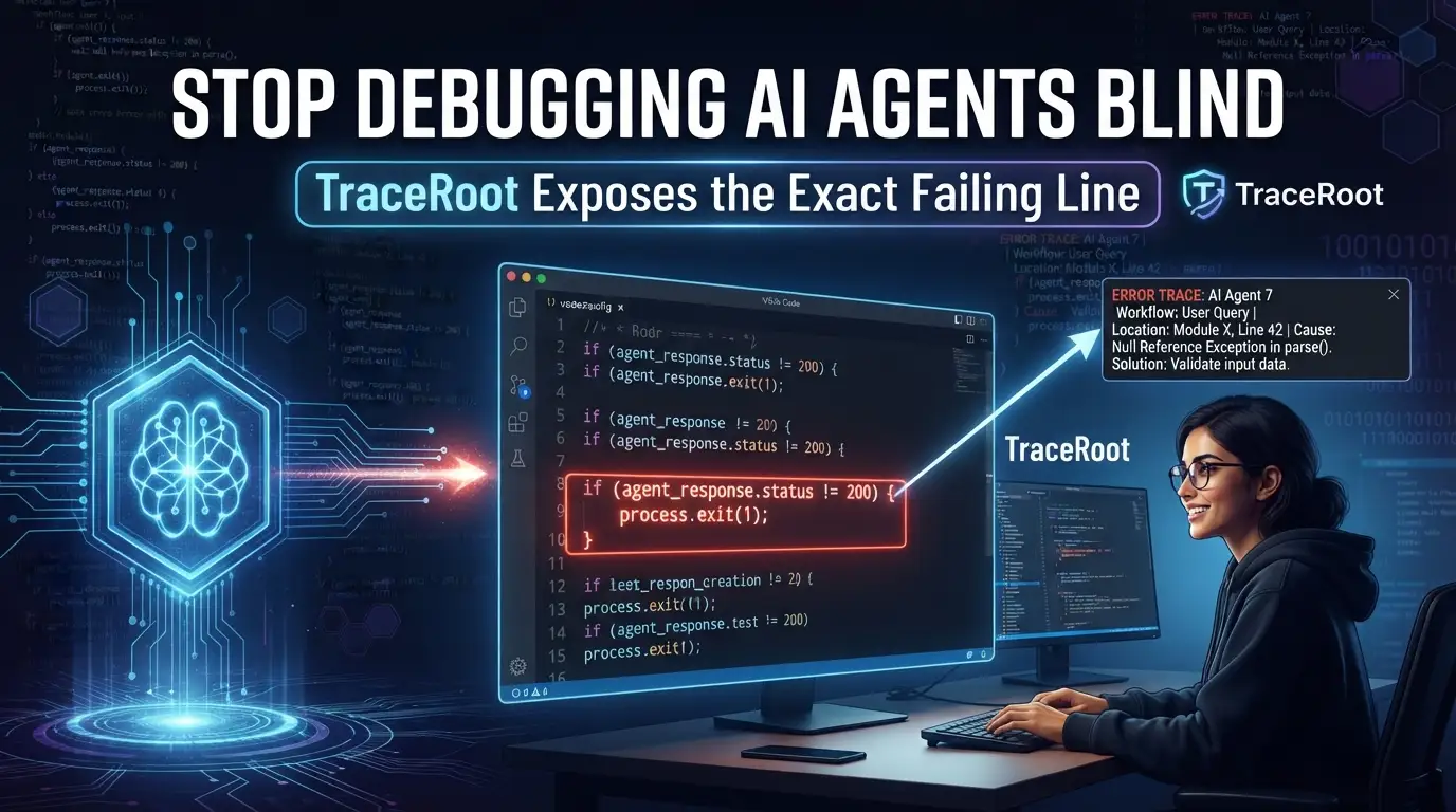 Stop Debugging AI Agents Blind: TraceRoot Exposes the Exact Failing Line