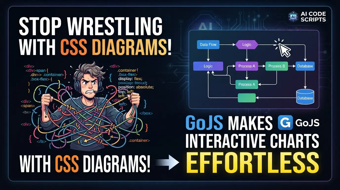 Stop Wrestling with CSS Diagrams! GoJS Makes Interactive Charts Effortless
