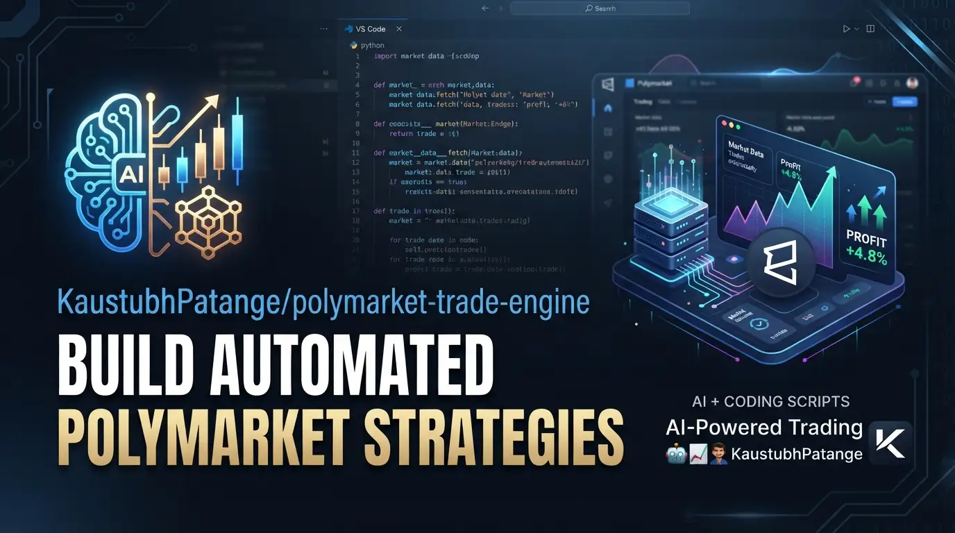 KaustubhPatange/polymarket-trade-engine: Build Automated Polymarket Strategies
