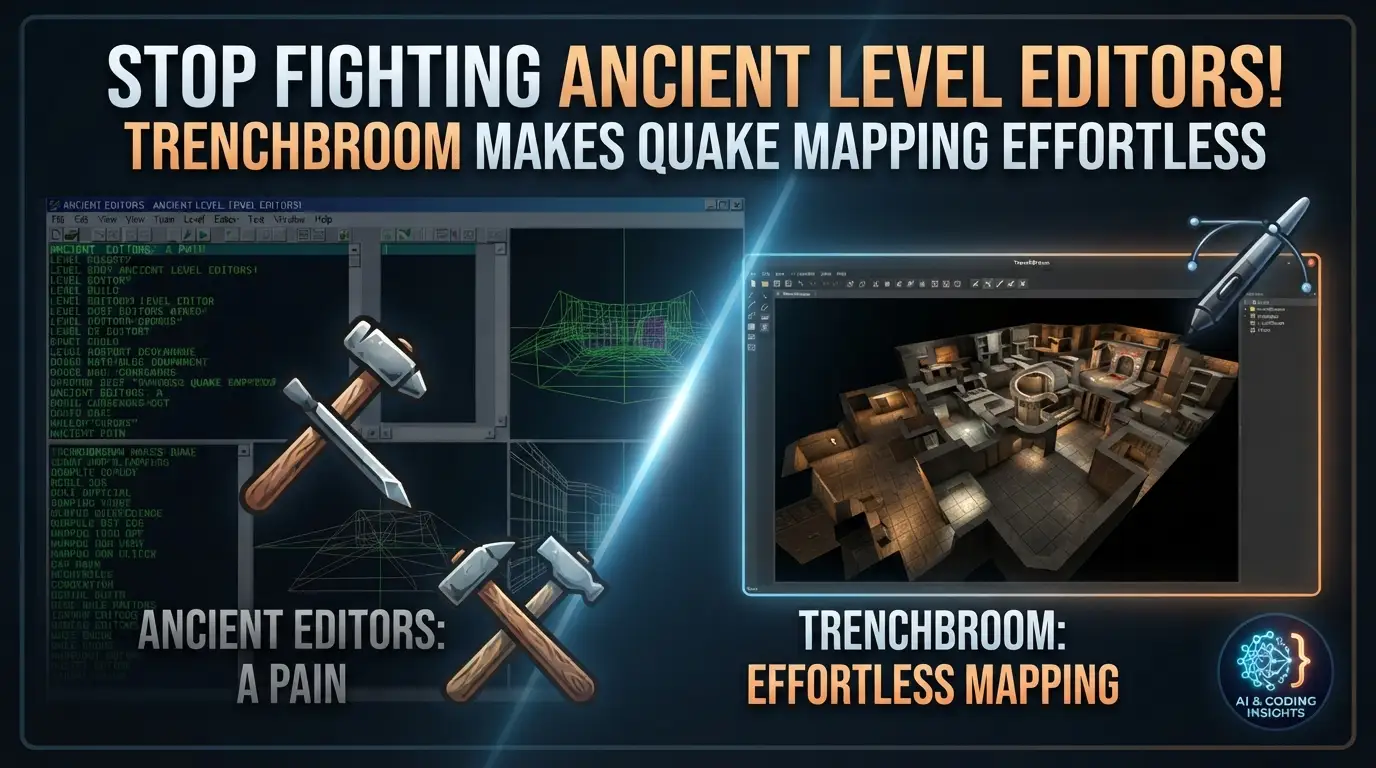 Stop Fighting Ancient Level Editors! TrenchBroom Makes Quake Mapping Effortless