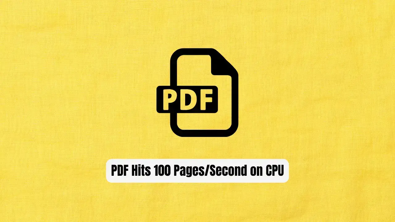 Stop Wasting Hours on PDF Parsing! OpenDataLoader PDF Hits 100 Pages/Second on CPU