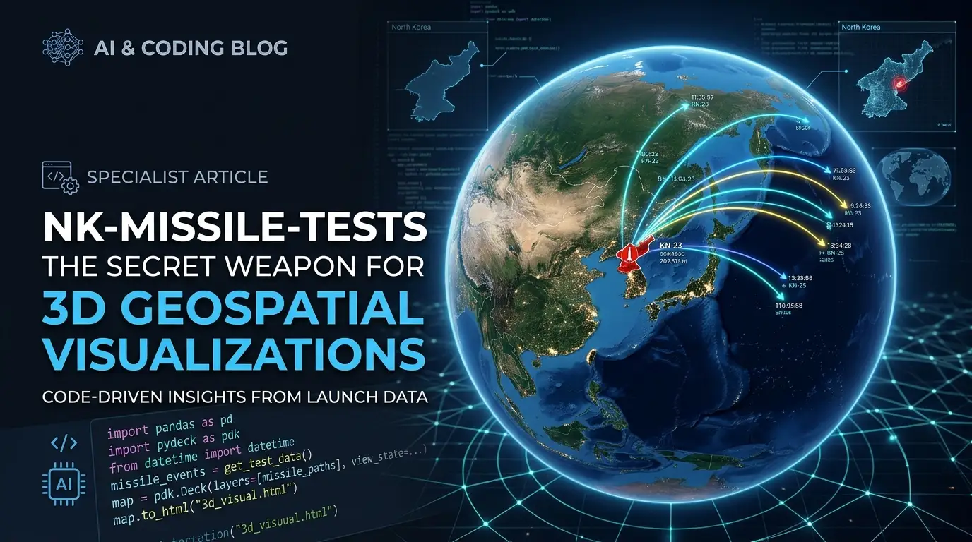 nk-missile-tests: The Secret Weapon for 3D Geospatial Visualizations