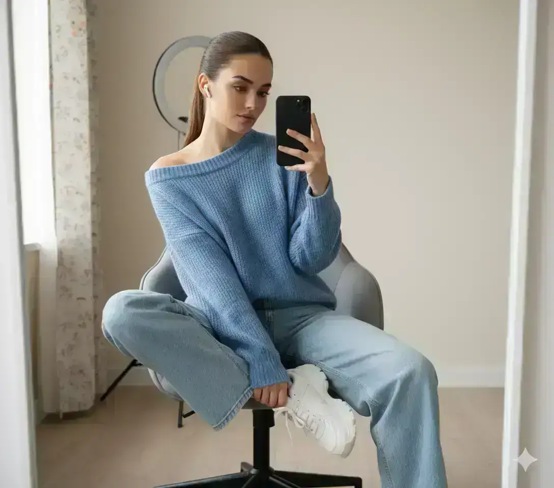 Cozy Mirror Moment