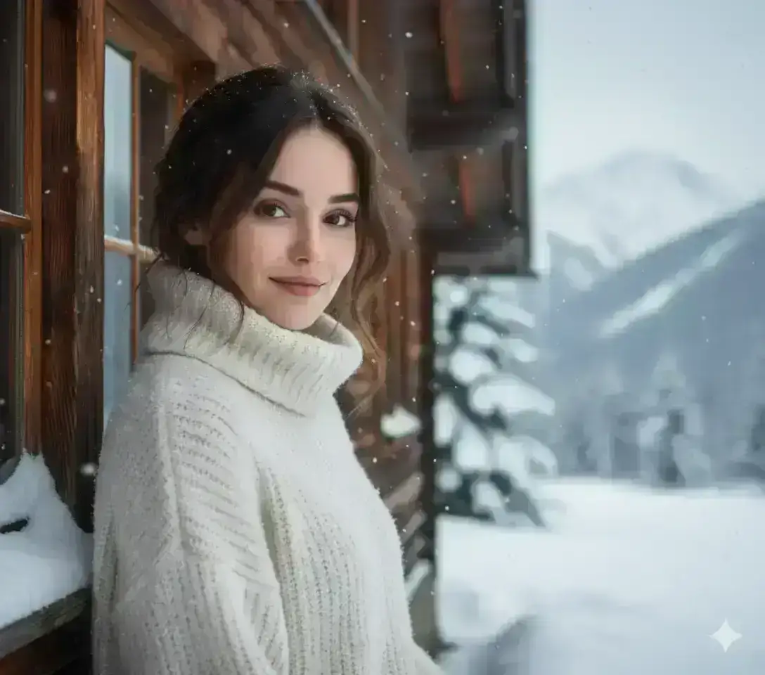 Snowfall Portrait