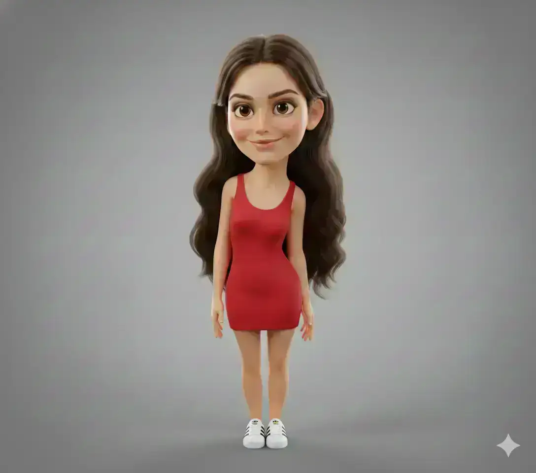 Charming 3D Caricature