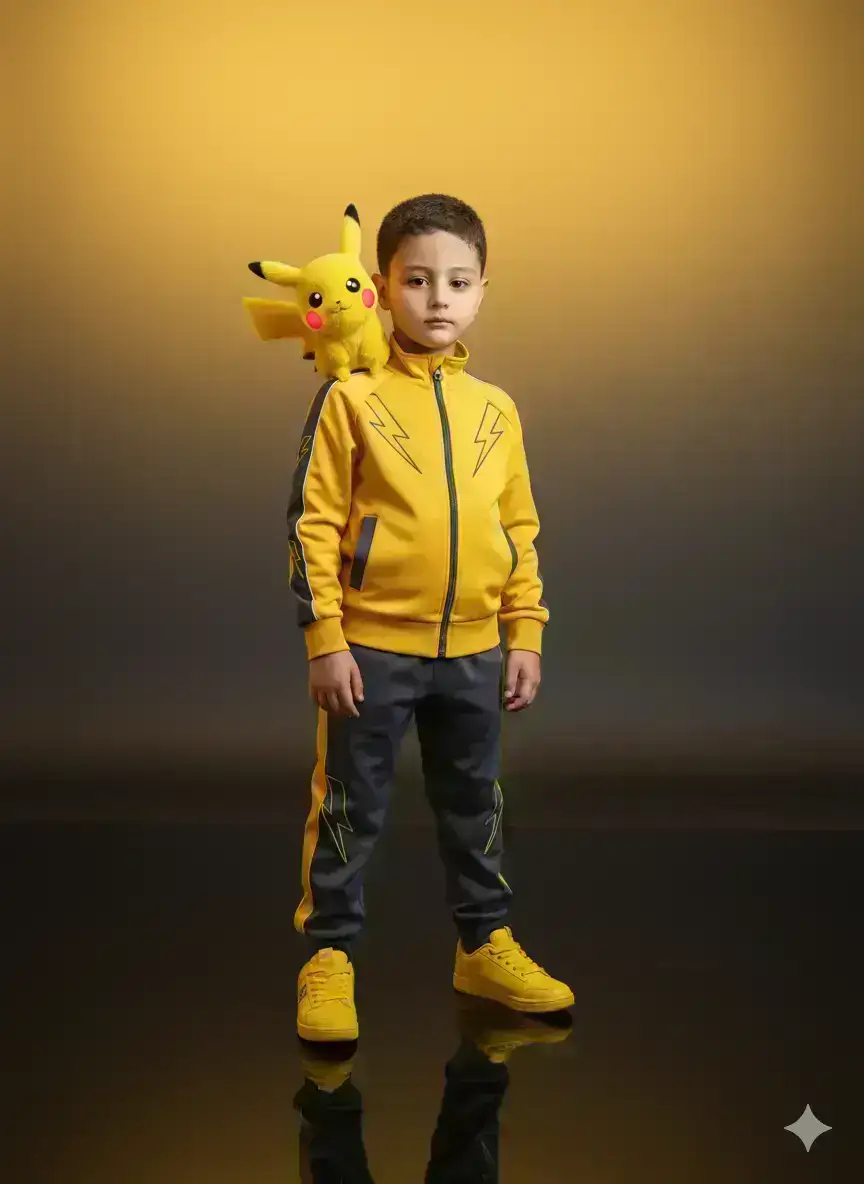 Editorial Portrait With Pikachu