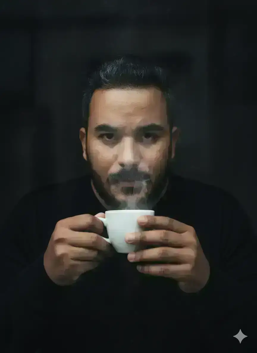 Intimate and Contemplative Hyperrealistic Portrait
