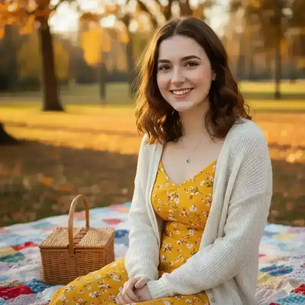 Golden Hour Picnic Serenity ☀️