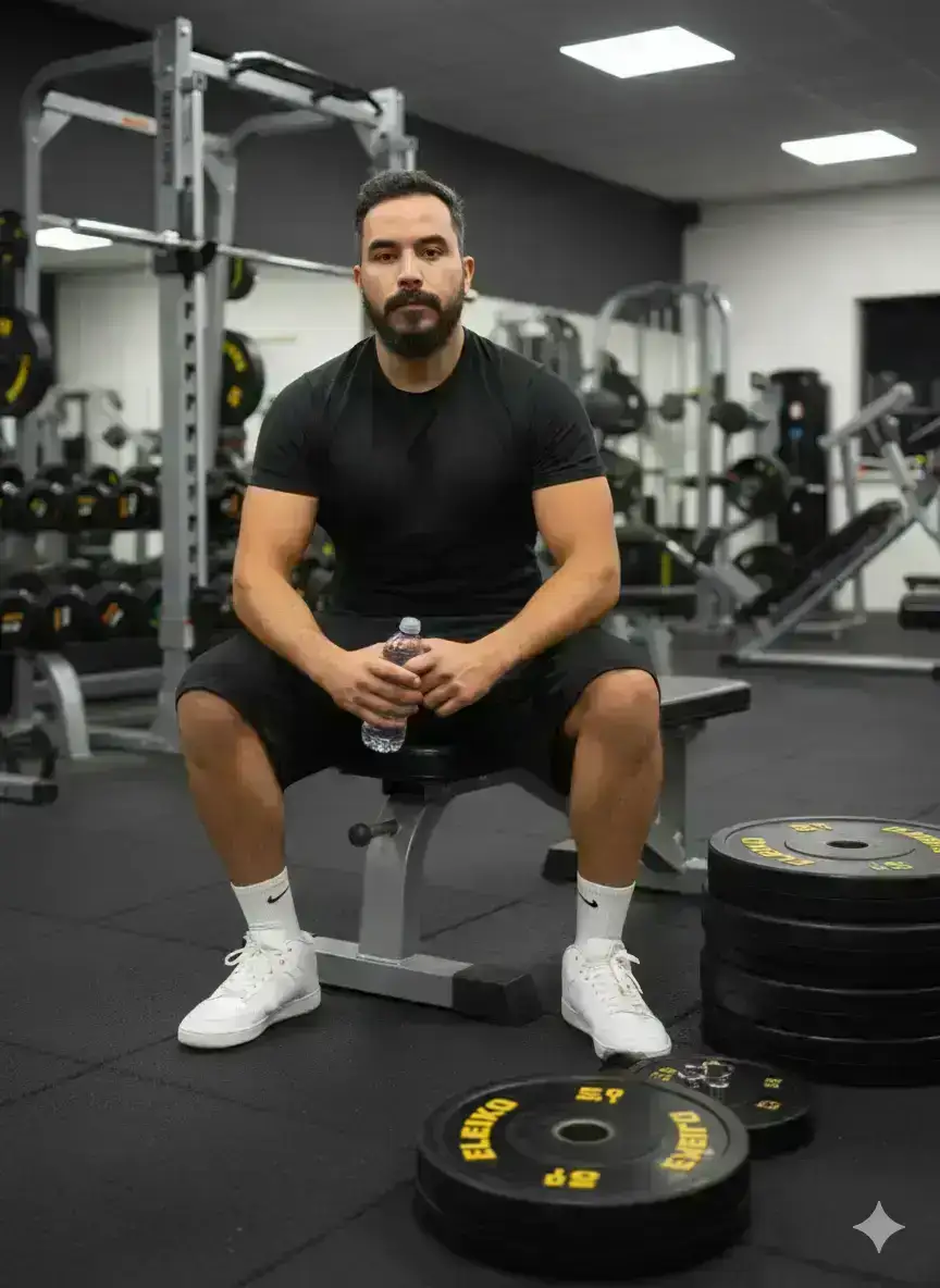 Generation of a Man in Gym Image