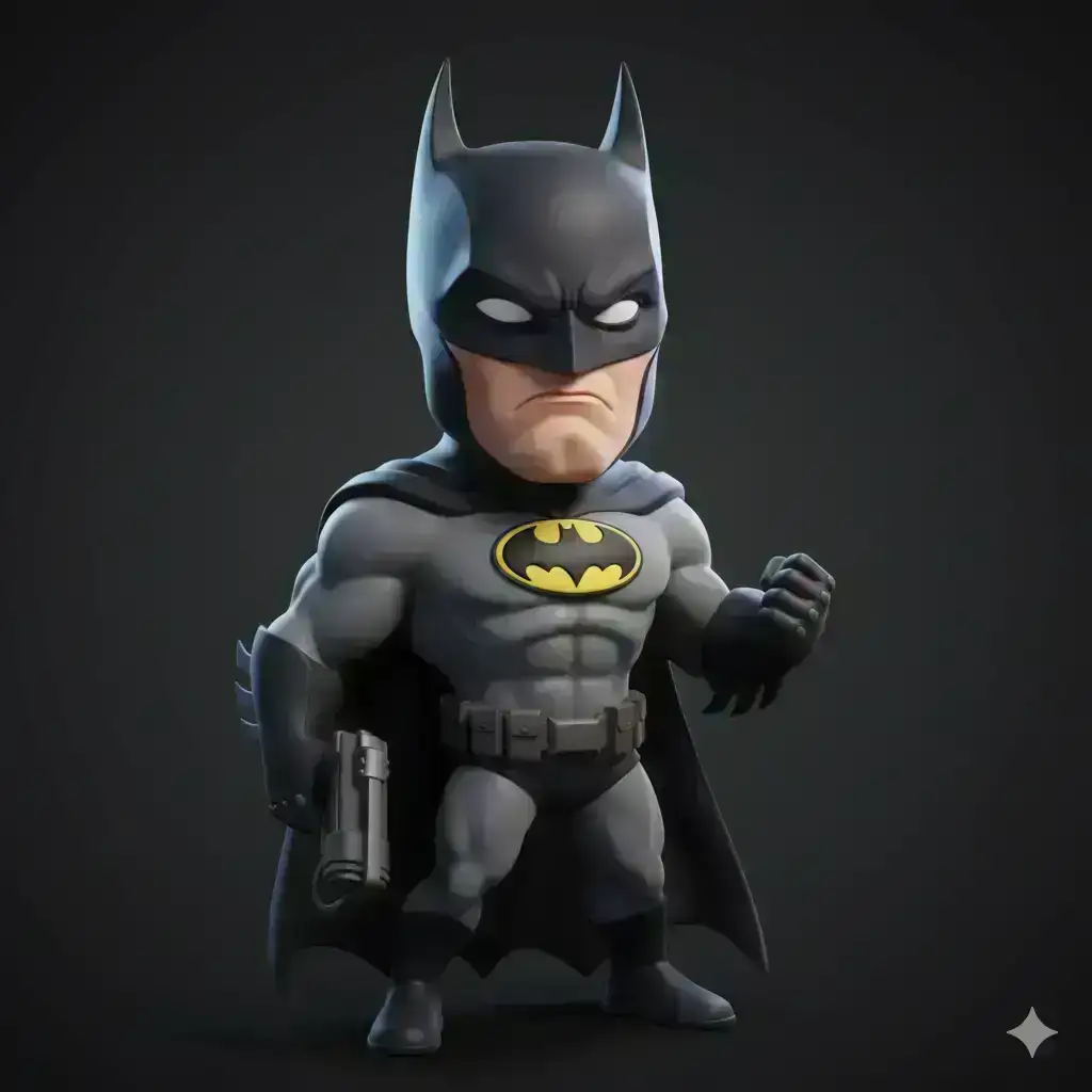 A heroic 3D caricature