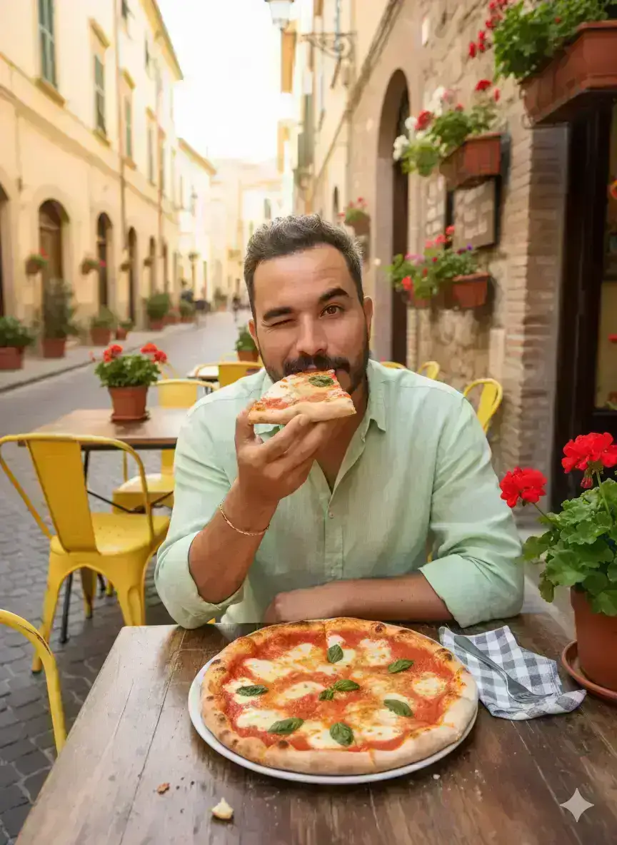 Simple & Playful: "Pizza and a Wink in Italy"