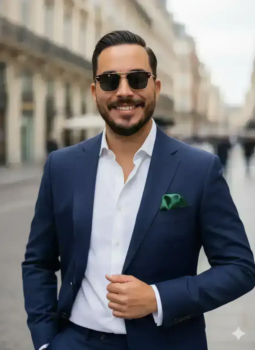 Elegant Portrait in an Urban Setting