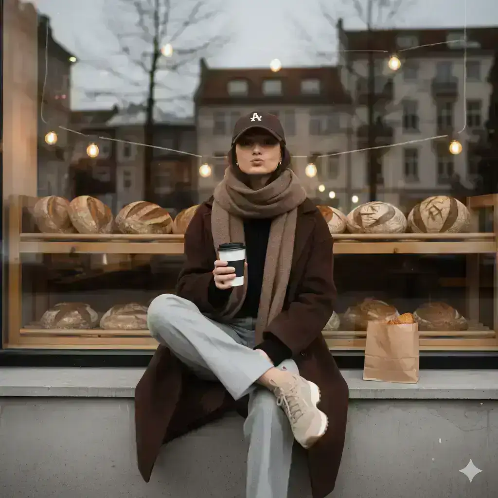 fashionable woman