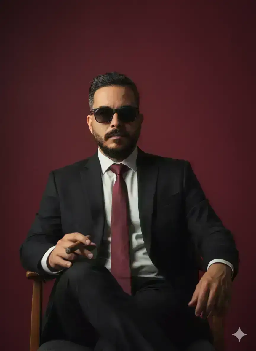 Ultra-Realistic Male Editorial Portrait