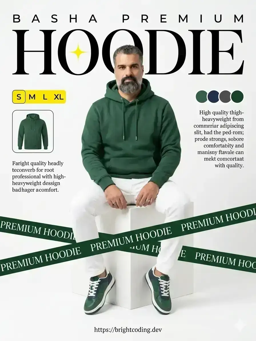 professional commercial fashion advertisement featuring a young male model in the uploaded image, sitting on a minimalist white matte cube