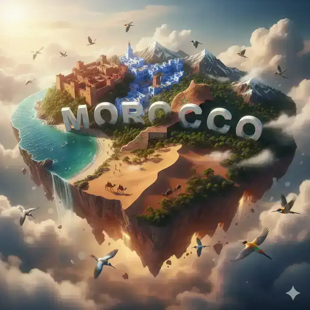 🇲🇦 Floating Atlas of Morocco ☁️