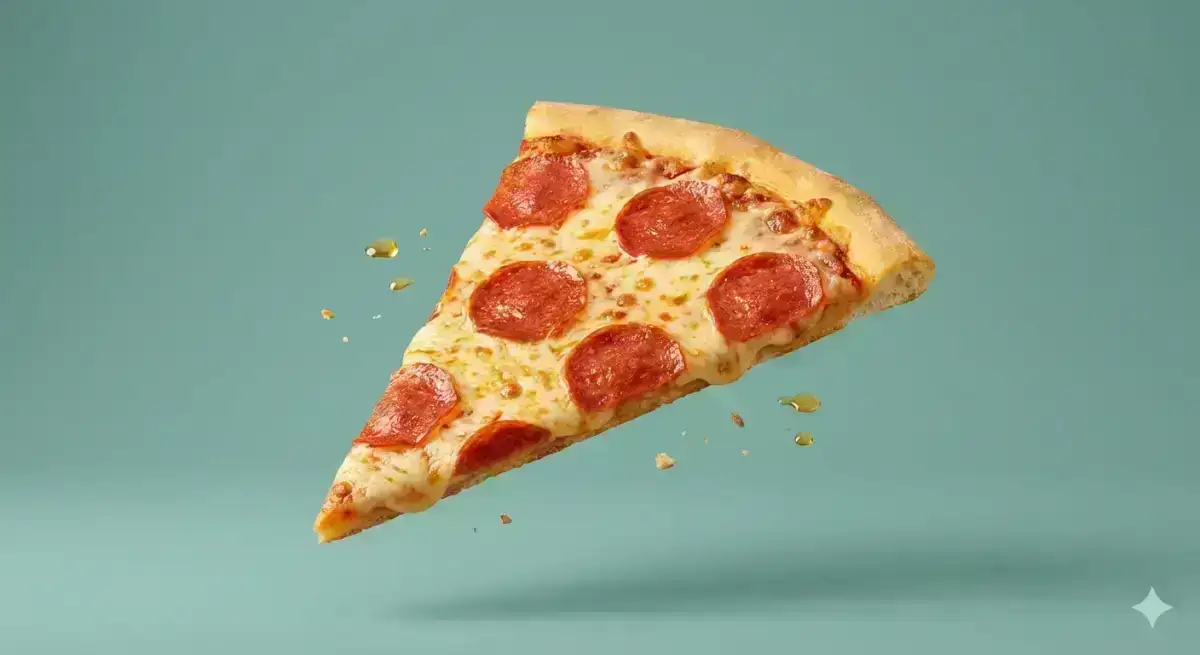 Product floating in mid-air