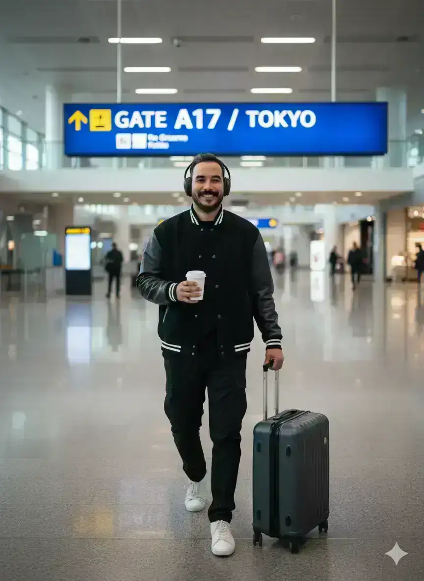 Airport Portrait With Specific Details